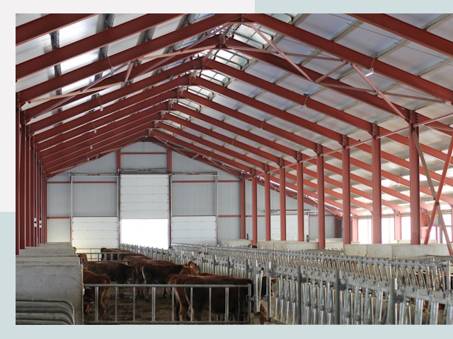 Строительство коровников в Бирске