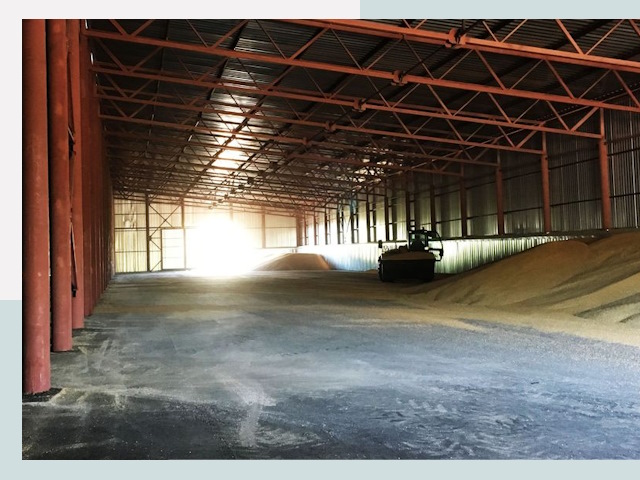 Строительство зернохранилищ в Бирске