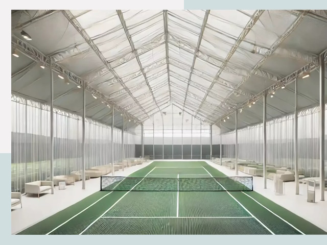 Строительство теннисных кортов в Бирске