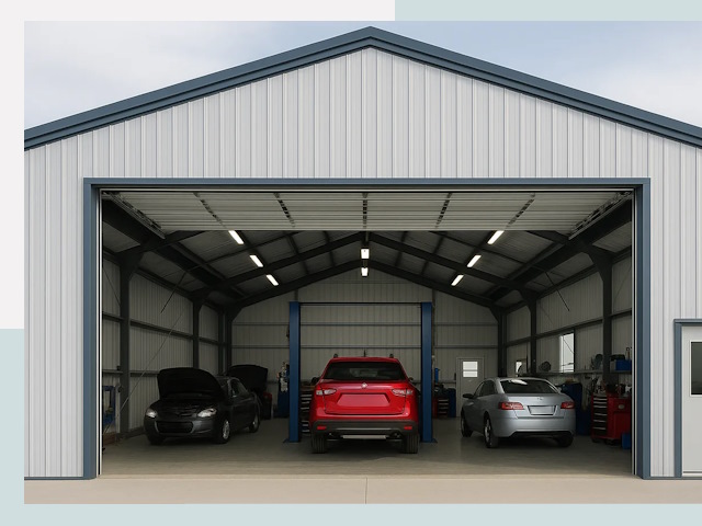 Ангары из сэндвич панелей от 624 руб. в Бирск