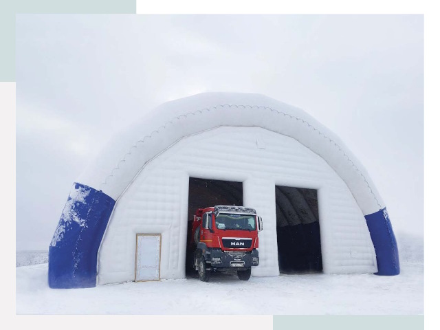 Мобильные ангары в Бирске