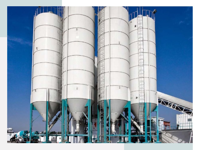 Строительство цементных силосов в Бирске