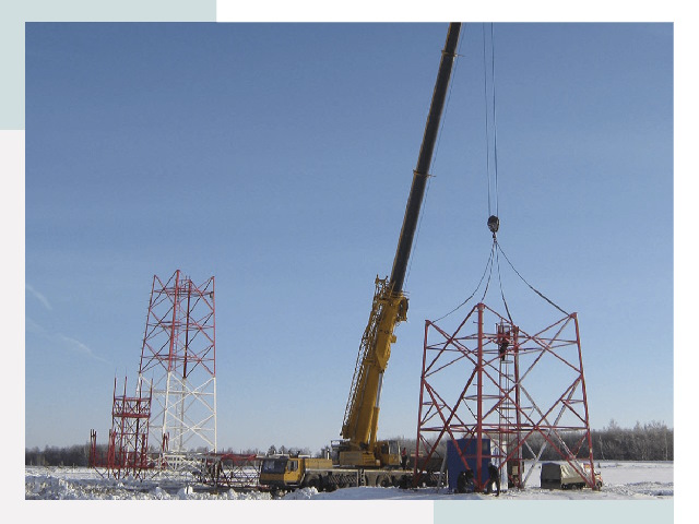 Монтаж вышек связи в Бирске