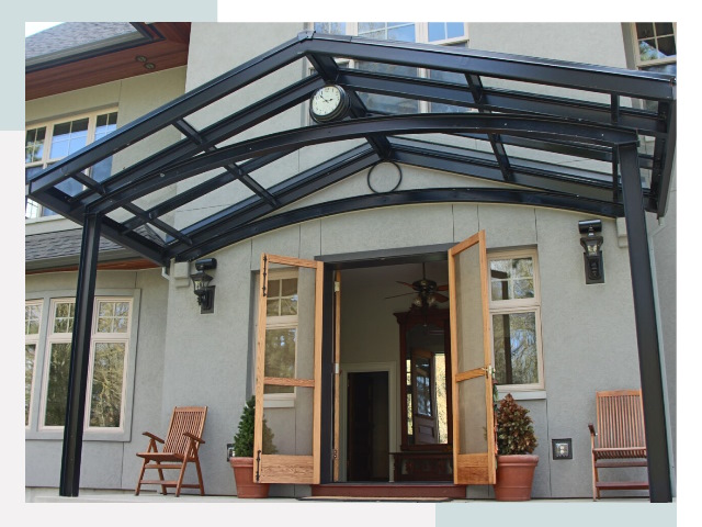 Козырьки металлические в Бирске