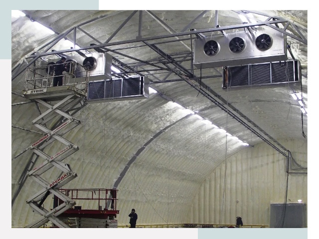 Оснащение ангаров в Бирске