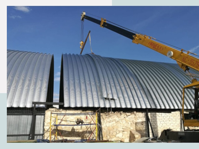 Реконструкция ангаров в Бирске от 624 руб.