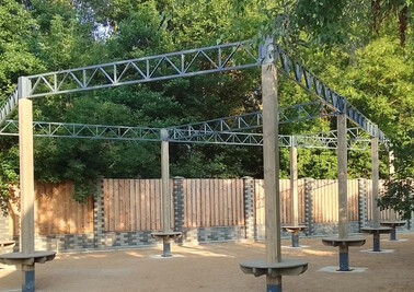 Терраса из металлоконструкций под ключ, проектирование, изготовление и монтаж от СтальСтрой-Брк